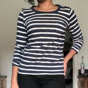 STRIPED POCKET TEE